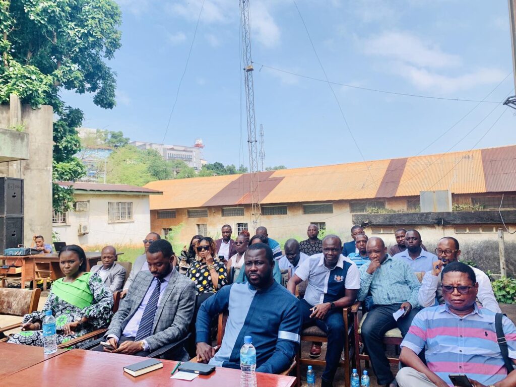 Minister Salima Bah of Communication Technology and Innovaiton alongside Former Deputy Minister of Information and Civic Education and Deputy Minister of Communication, Technology and Innovation